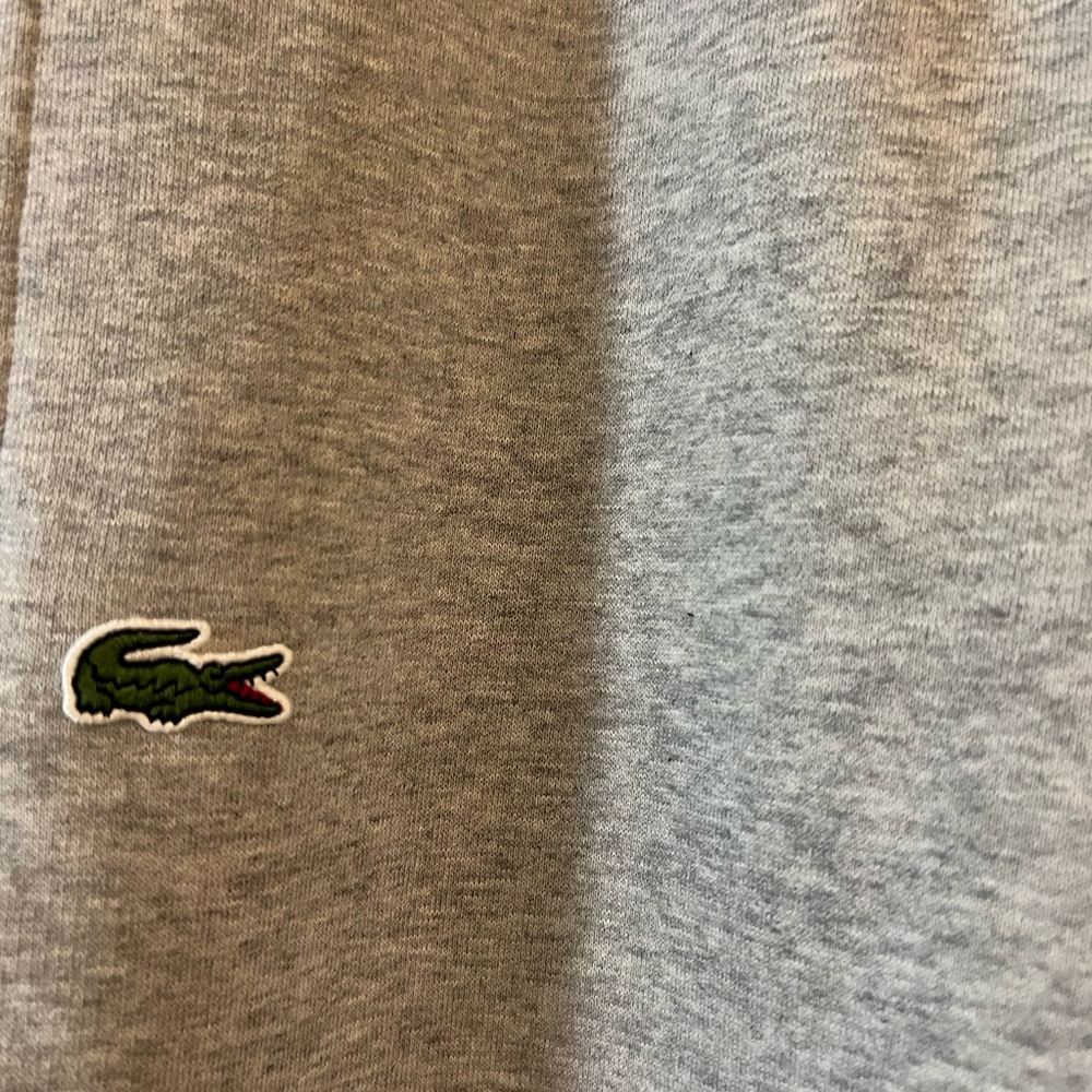 Lacoste Sport Men’s fleece sweatpants grey new without tags